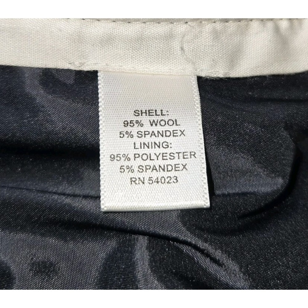 Banana Republic Jackson Fit Dress Pants Size 4 Womens Wool Lined Black - Picture 6 of 11
